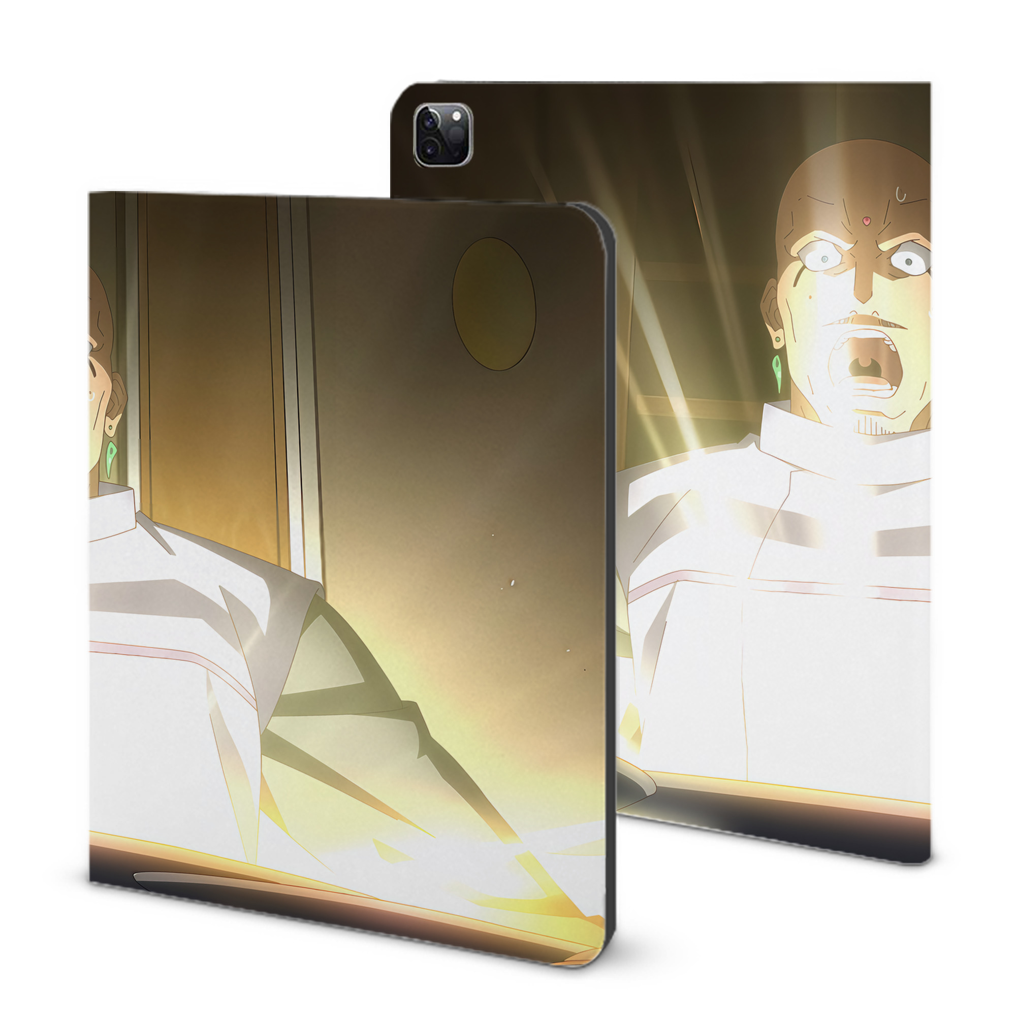 （画像用） 転スラ Regarding Reincarnated to Slime IPad ケース ブック型 PUレザー TPU 耐衝撃 軽量 薄型 ペン収納なし 全面保護 IPad 各モデル対応